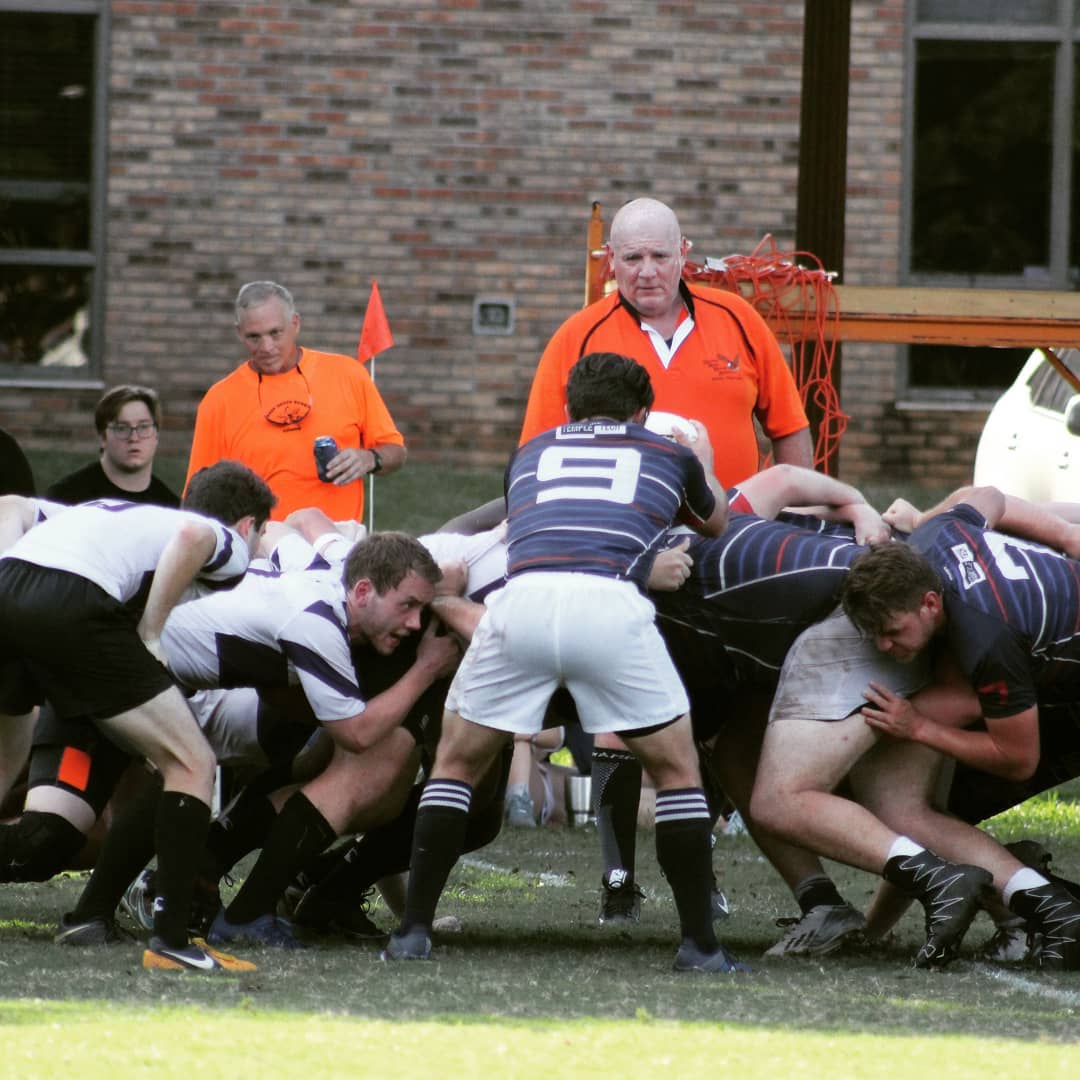 Spring Hill Badgers rugby team in action during a match