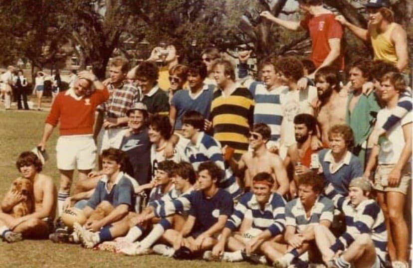 Vintage photo of the Spring Hill Badgers rugby squad